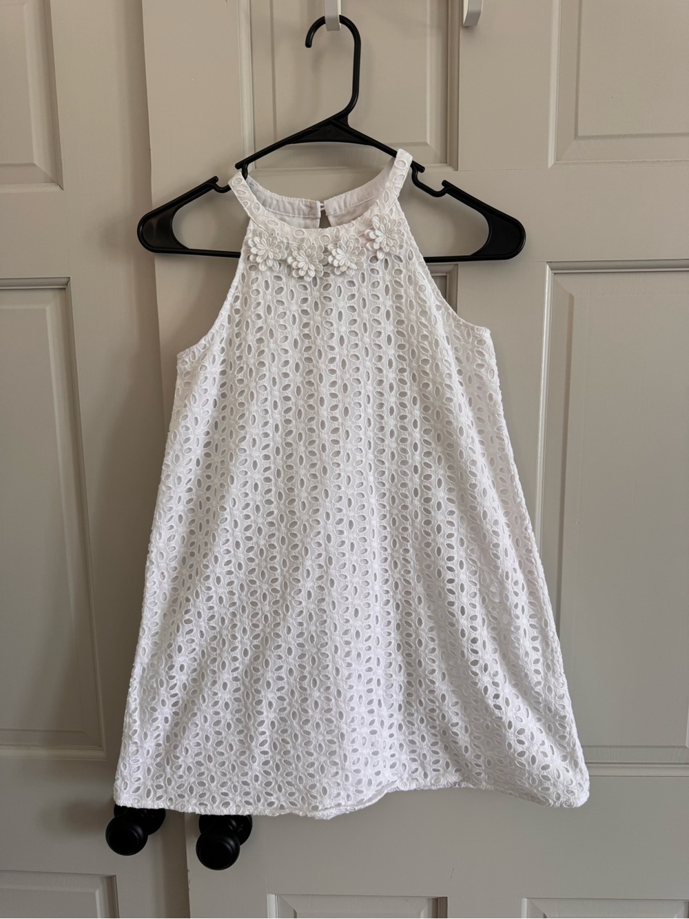 Lilly Pulitzer girls white eyelet dress 12